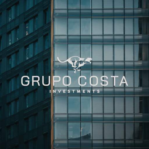 Detalle de edificio de oficinas corporativas